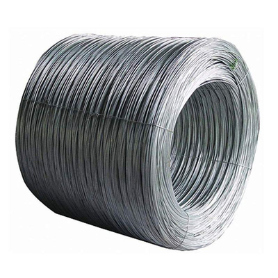 5.5 6.5 মিমি গ্যালভানাইজড স্টিল ওয়্যার Q195 100kgs রড কুণ্ডলী গরম ঘূর্ণিত