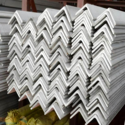 ASTM স্টেইনলেস স্টিল অ্যাঙ্গেল প্রোফাইল 20 গেজ 2B BA NO.4 সারফেস ব্ল্যাঙ্ক স্টিল অ্যাঙ্গেল বার