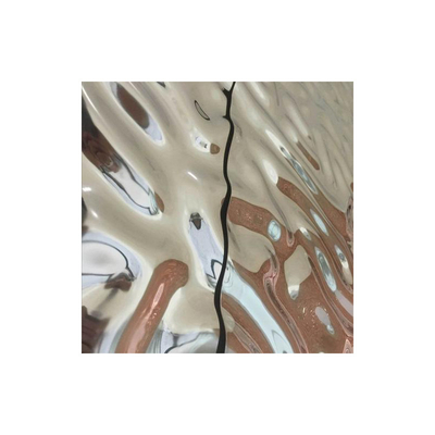 জল ঢেউতোলা স্টেইনলেস স্টীল প্লেট 0.3mm 0.5mm 0.8mm 1.5mm 304 316 316L 321 SS শীট