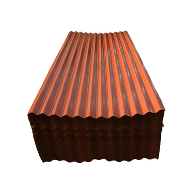 ASTM Ppgi ঢেউতোলা ছাদ শীট 1000mm