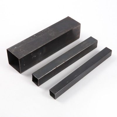 AiSi 2.5mm ব্ল্যাক আয়রন স্কয়ার টিউবিং 2 X 2 Galvanized Square Tube JIS