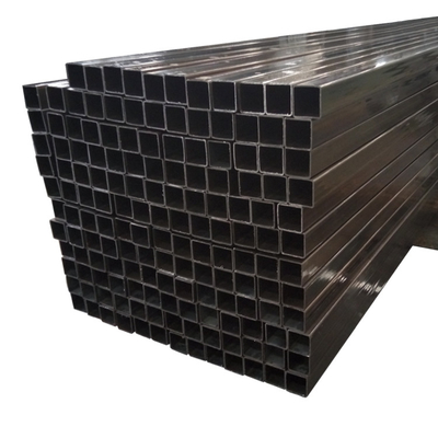 Q235 কালো পাউডার প্রলিপ্ত স্কোয়ার টিউবিং Astm 12ft বিজোড় আয়তক্ষেত্রাকার ইস্পাত টিউব