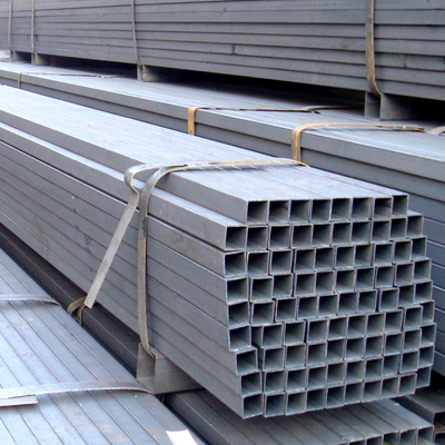 ASTM OD 600mm কালো ইস্পাত বক্স বিভাগ 5.8m গ্যালভানাইজড স্কয়ার টিউব