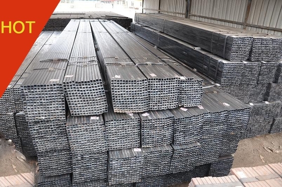 Q195 গ্যালভানাইজড স্কয়ার টিউব SPHC 2x3 গ্যালভানাইজড স্টিল টিউবিং