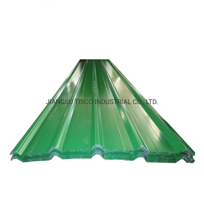 সবুজ S220GD রঙিন প্রলিপ্ত Gi ছাদ শীট 8ft ছাদ শীট
