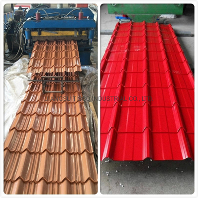 সবুজ S220GD রঙিন প্রলিপ্ত Gi ছাদ শীট 8ft ছাদ শীট
