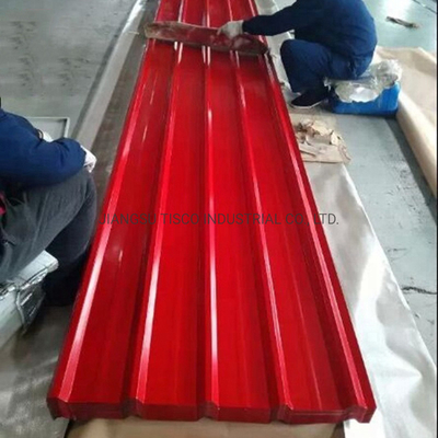 সবুজ S220GD রঙিন প্রলিপ্ত Gi ছাদ শীট 8ft ছাদ শীট