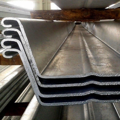 600mm কোল্ড ফর্মড স্টিল শীট পাইল ASTM A36