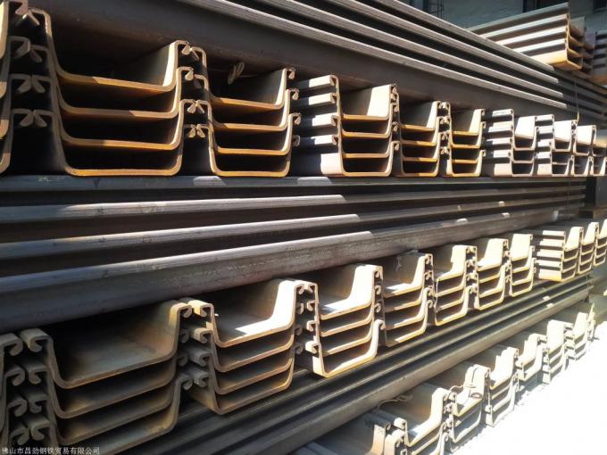 600mm কোল্ড ফর্মড স্টিল শীট পাইল ASTM A36 1