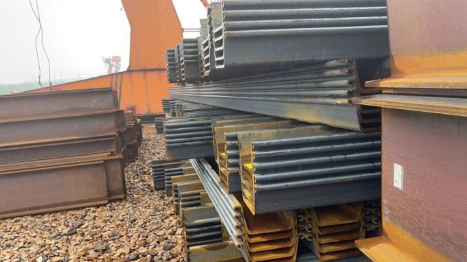 600mm কোল্ড ফর্মড স্টিল শীট পাইল ASTM A36 5